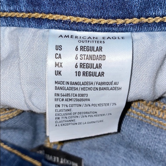 American eagle Curvy high rise skinny jeans - Picture 4 of 4